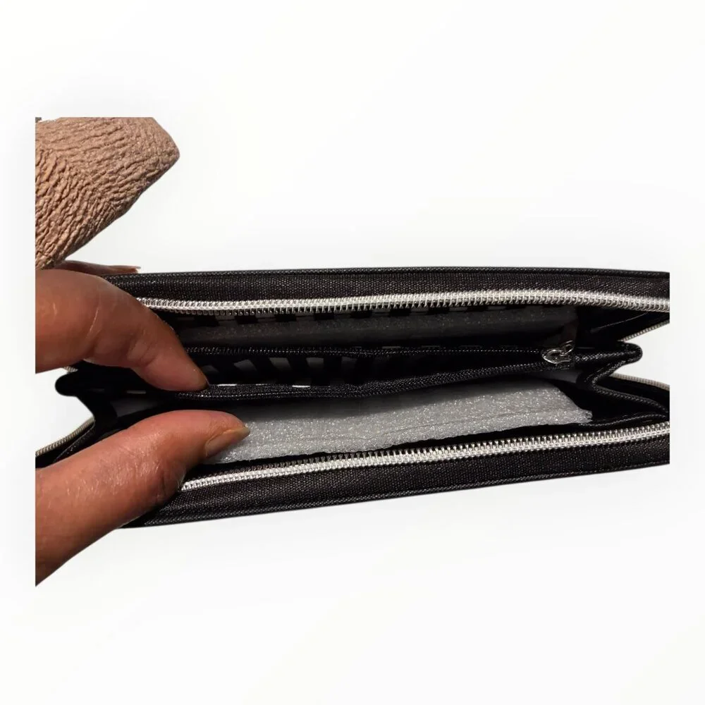 Marc Tetro Black Dog Print Wallet